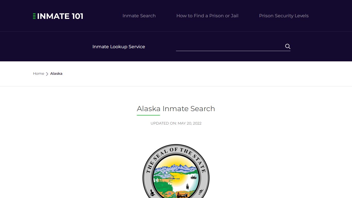 Alaska Inmate Search – Alaska Department of Corrections ...